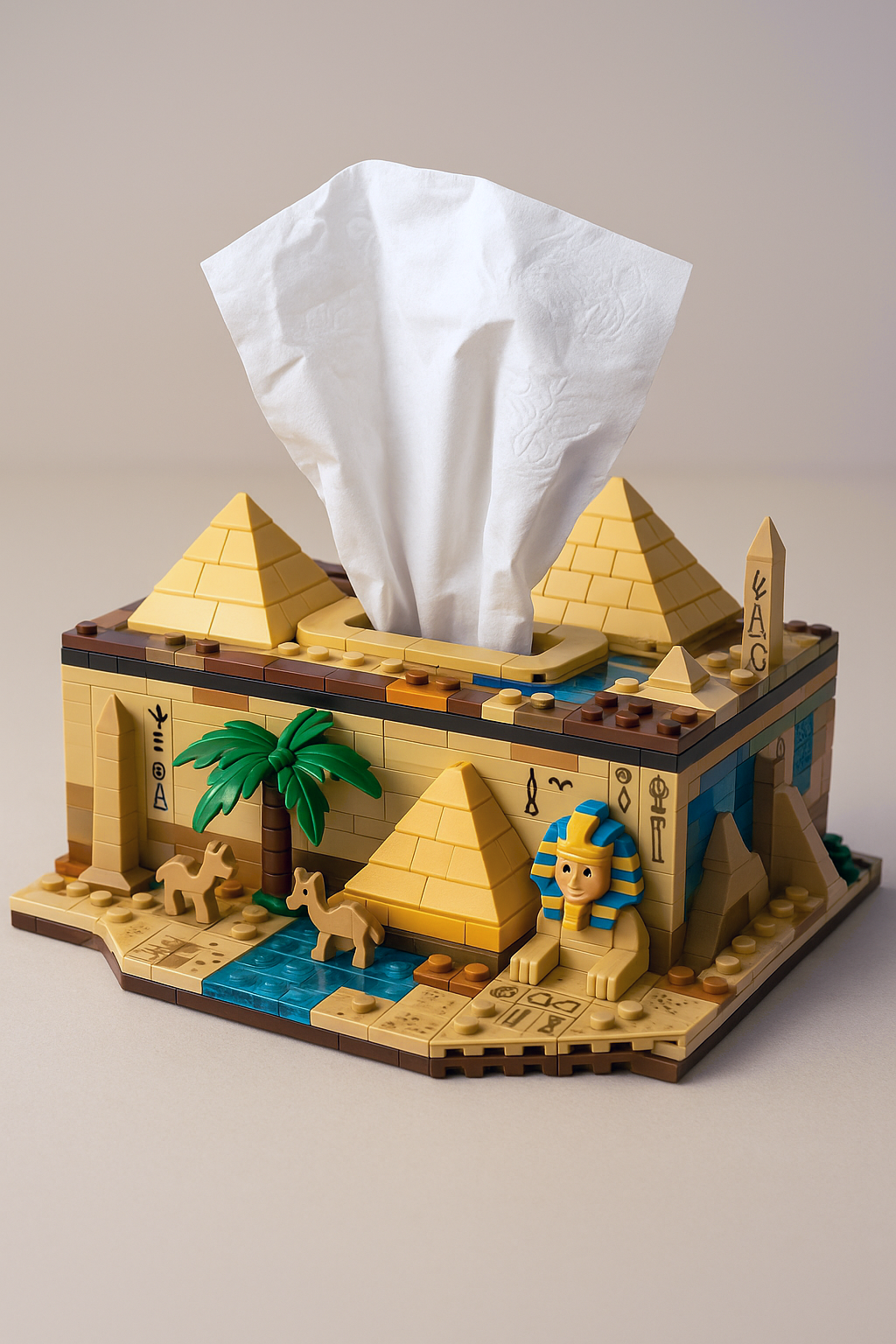 The World Traveler: City Landmark Building Block Tissue Box Collection